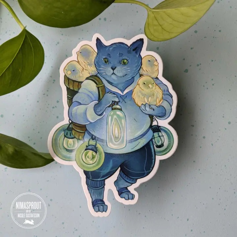 CAT GUIDE STICKER