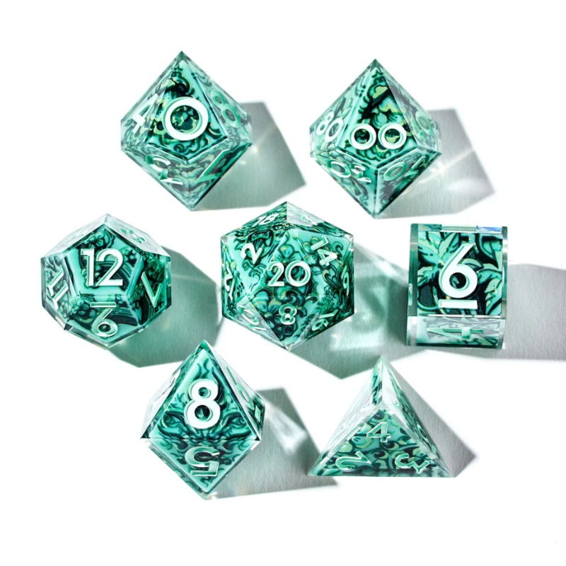 DISPEL JADE ICONIC 7PC DICE SET