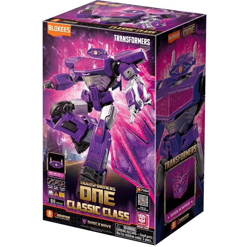 TRANSFORMERS BLOKEES CLASSIC CLASS ONE: SHOCKWAVE