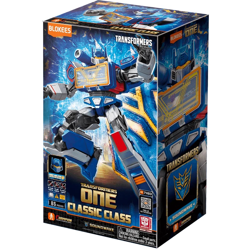 TRANSFORMERS BLOKEES CLASSIC CLASS ONE: SOUNDWAVE