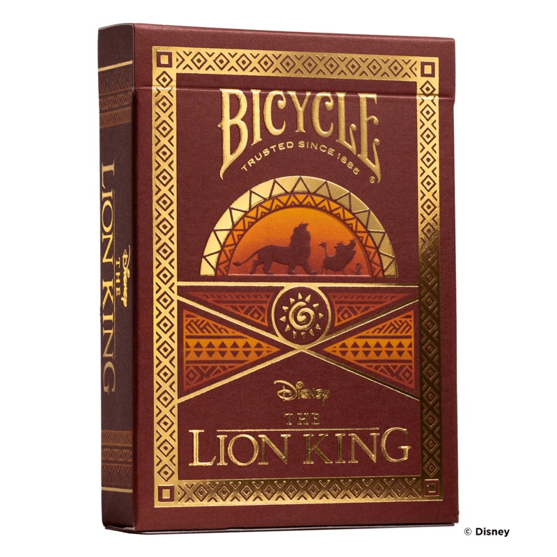 BICYCLE PLAYING CARDS LION KING