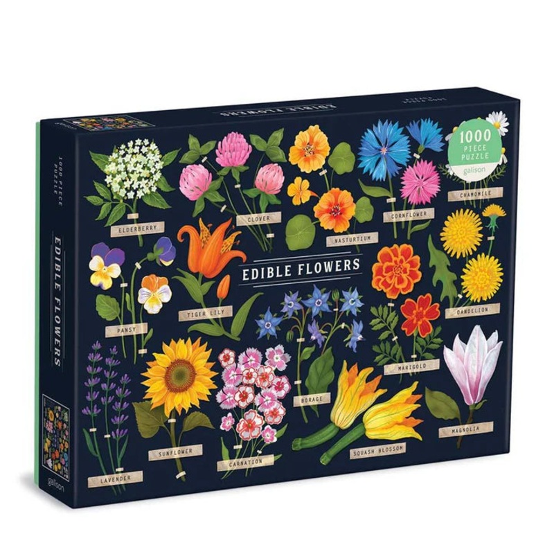 EDIBLE FLOWERS 1000PC PUZZLE
