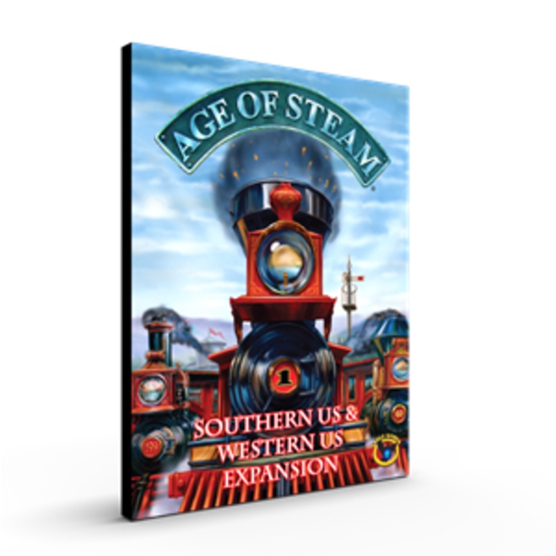 AGE OF STEAM SOUTHERN US & WESTERN US EXPANSION MAPS