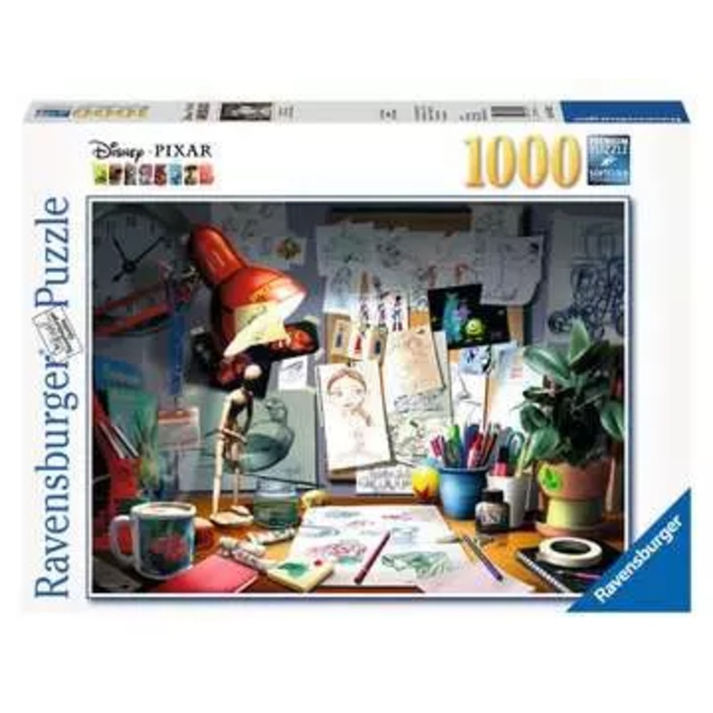 PIXAR: THE ARTIST'S DESK 1000PC PUZZLE