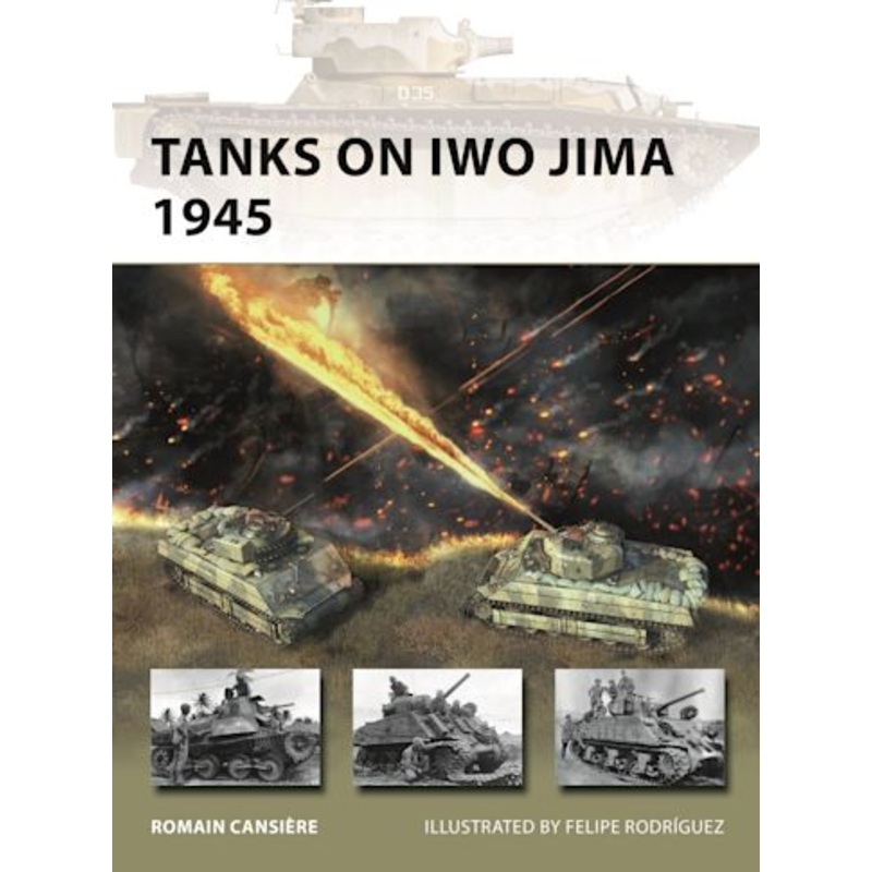 TANKS ON IWO JIMA 1945