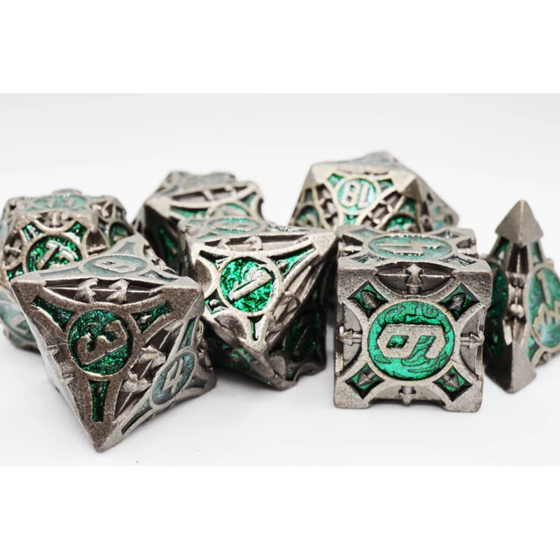 ENCHANTED FOREST ARROW METAL DICE SET