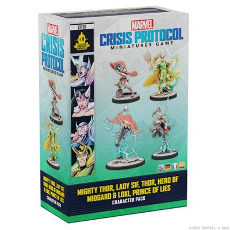 Marvel: Crisis Protocol  Mighty Thor, Lady Sif, Thor, Hero of Midgard & Loki, Prince of Lies