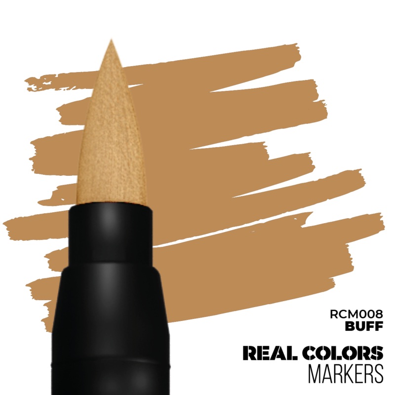 REAL COLORS ACRYLIC PAINT MARKER BUFF