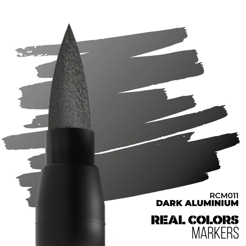 REAL COLORS ACRYLIC PAINT MARKER DARK ALUMINUM