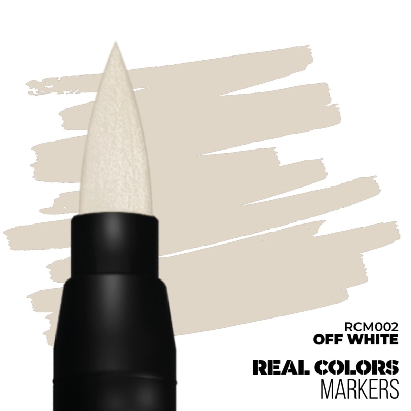 REAL COLORS ACRYLIC PAINT MARKER OFF WHITE