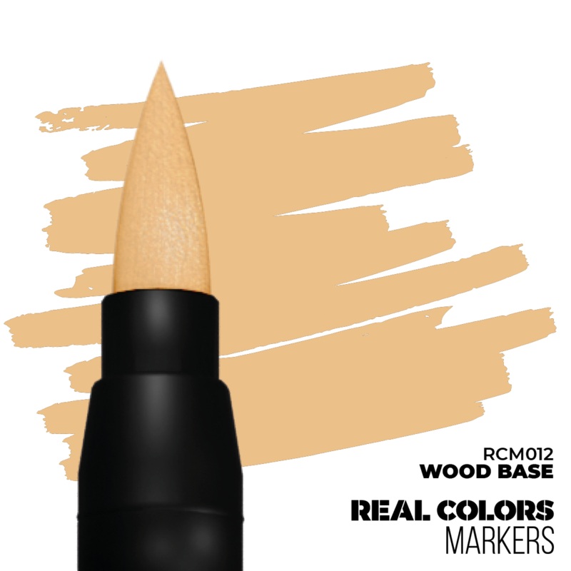 REAL COLORS ACRYLIC PAINT MARKER WOOD BASE
