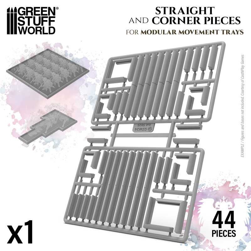 GSW PLASTIC MODULAR MOVEMENT CORNER AND STRAIGHTS