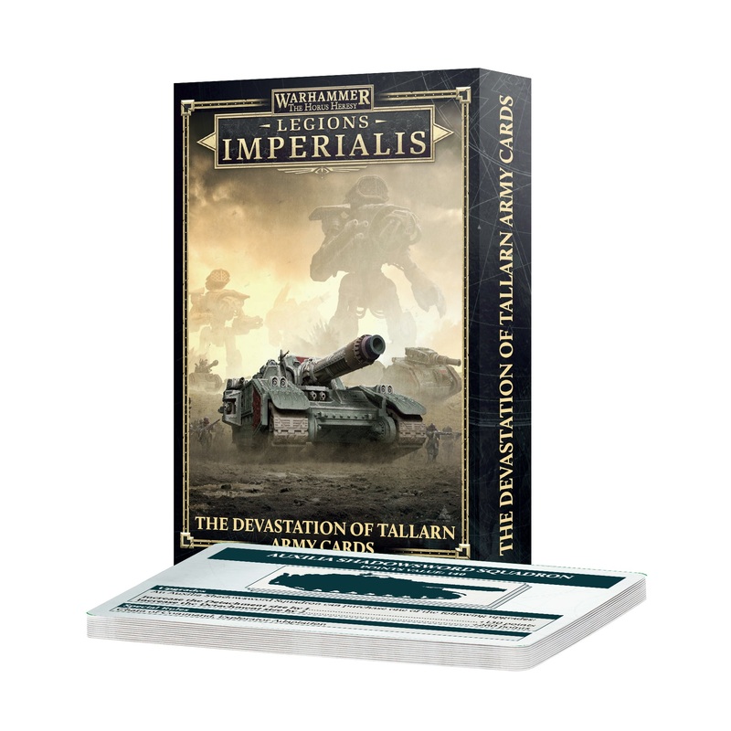 LEGIONS IMPERIALIS THE DEVASTATION OF TALLARN ARMY CARDS
