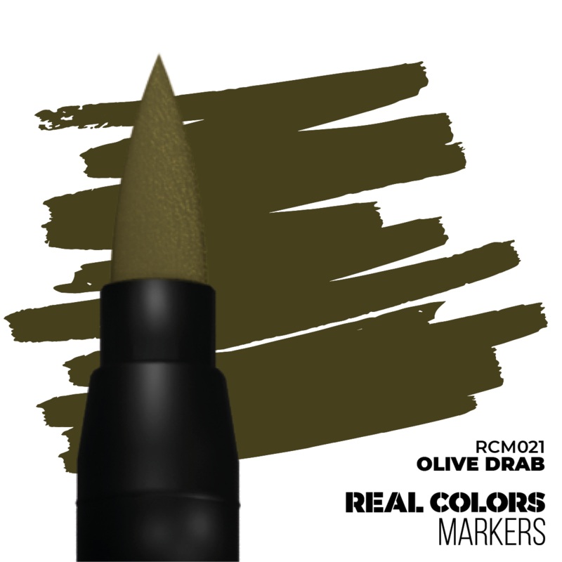 REAL COLORS ACRYLIC PAINT MARKER OLIVE DRAB