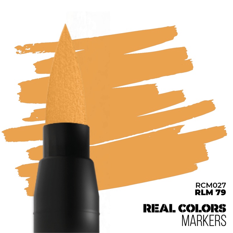 REAL COLORS ACRYLIC PAINT MARKER SAND YELLOW RLM79