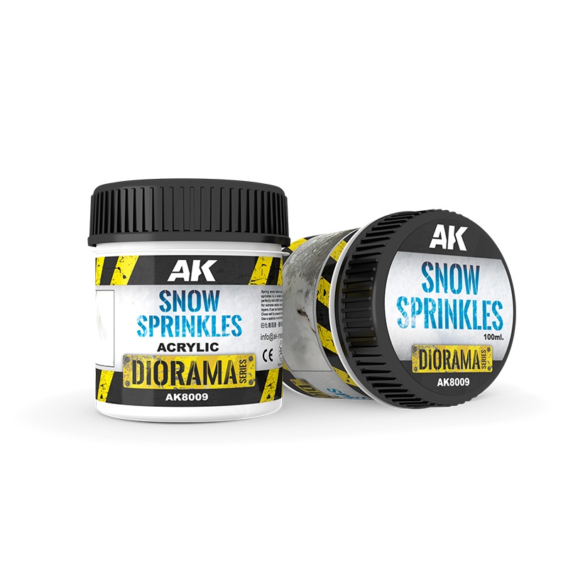 SNOW SPRINKLES TEXTURE ACRYLIC 100ML BOTTLE