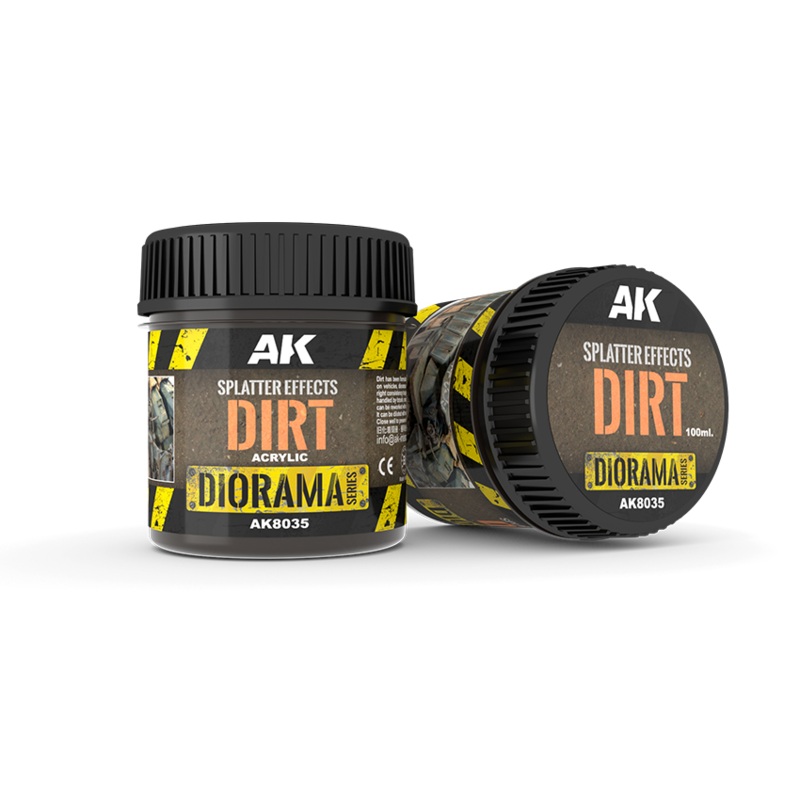 SPLATTER EFFECTS DIRT ACRYLIC 100ML BOTTLE