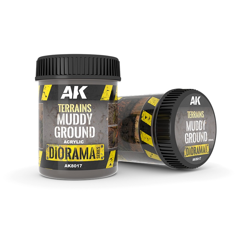TERRAINS MUDDY GROUND TEXTURE ACRYLIC 250ML BOTTLE