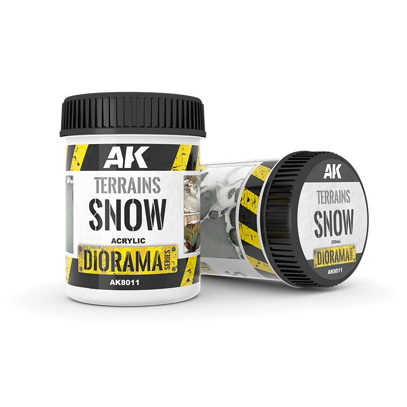 TERRAINS SNOW TEXTURE ACRYLIC 250ML BOTTLE