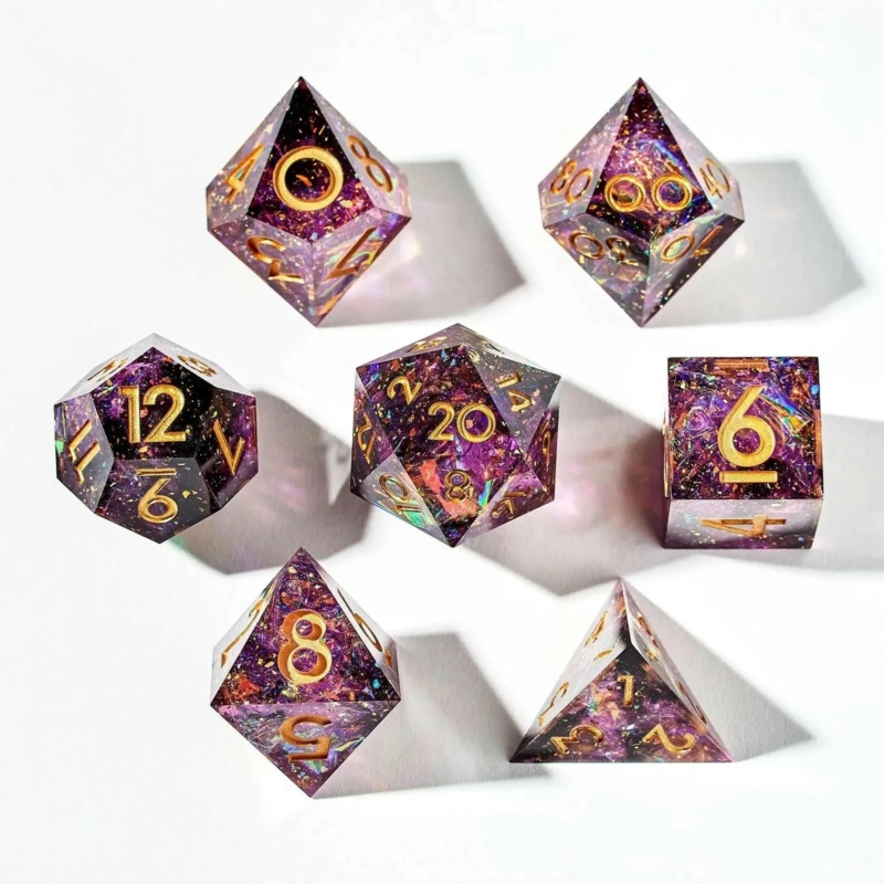 DISPEL MAGENTA INFERNO 7PC DICE SET