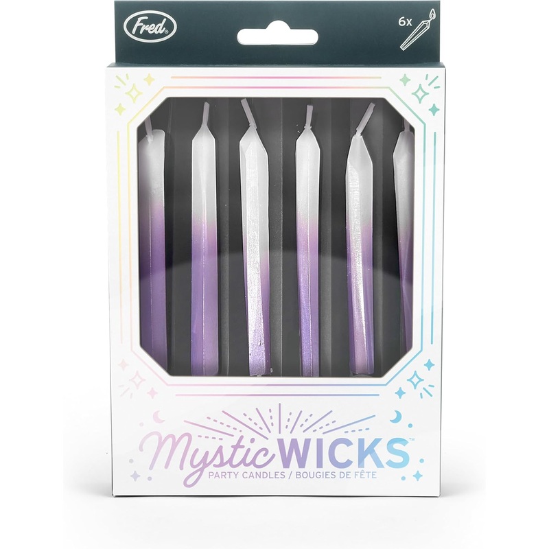 MYSTIC WICKS CRYSTAL SHAPED CAKE CANDLES