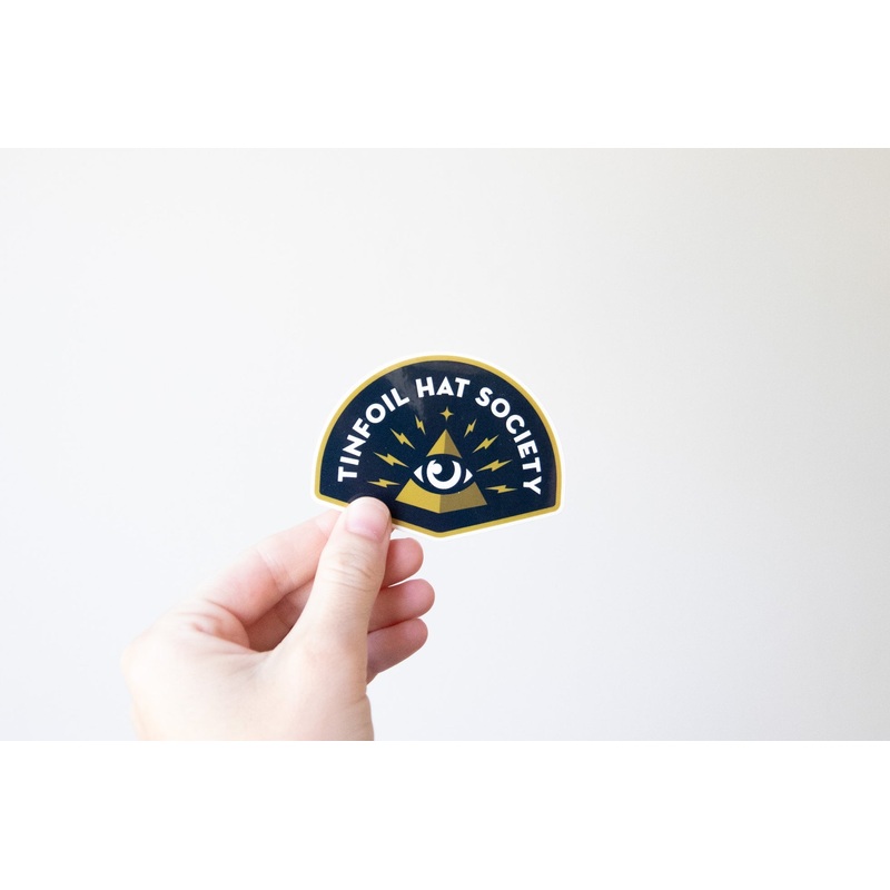 TINFOIL HAT SOCIETY STICKER