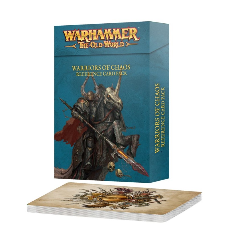 THE OLD WORLD WARRIORS OF CHAOS REFERENCE CARDS