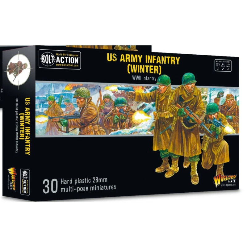 BOLT ACTION US ARMY INFANTRY PLATOON (WINTER)