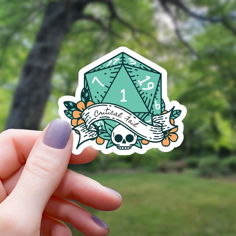 CRITICAL FAIL STICKER