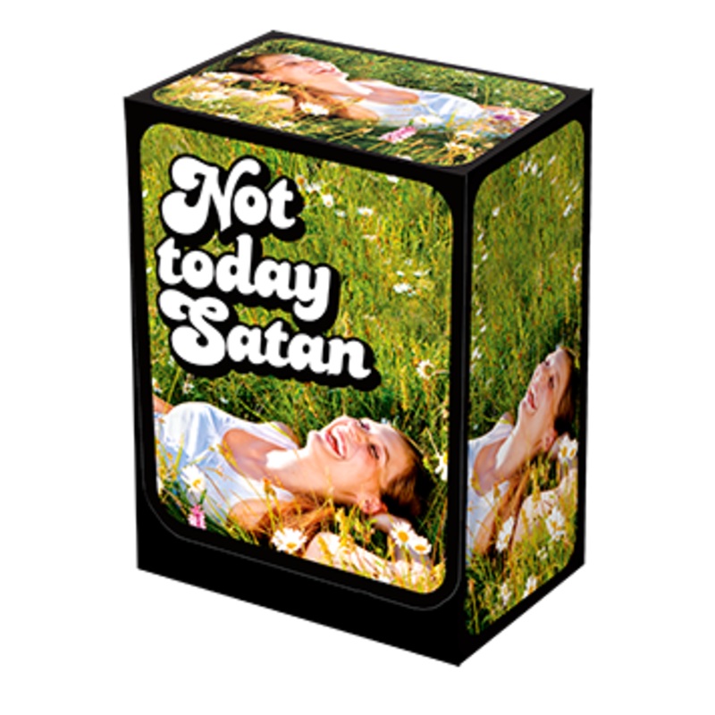 NOT TODAY SATAN DECK BOX