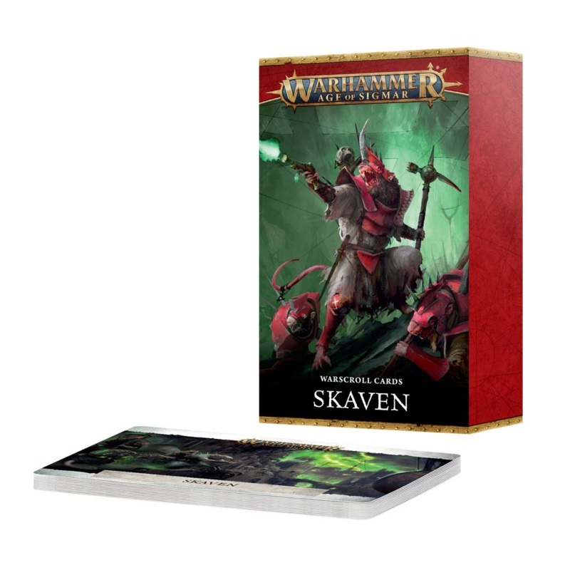 WARSCROLL CARDS SKAVEN 4E