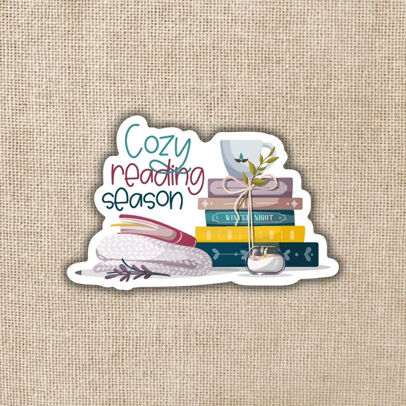 COZY READING SEASOON STICKER