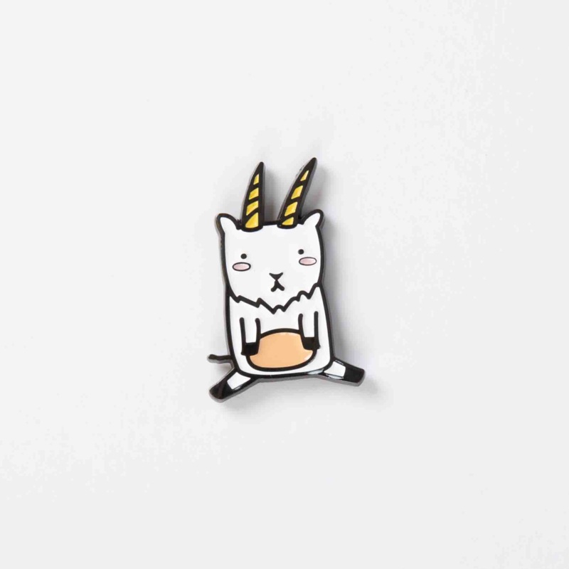 GOAT ENAMEL PIN