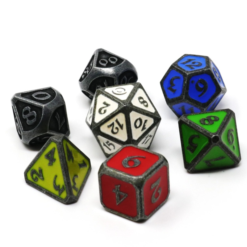 IRON LEGACY LOST ODYSSEY METAL DICE SET