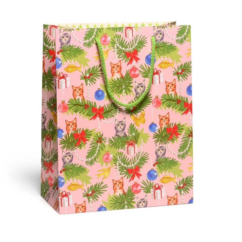 CHRISTMAS CATS GIFT BAG