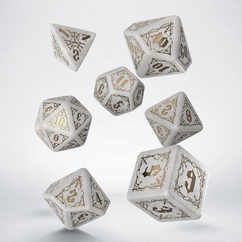 BLOODSUCKER DICE WHITE & GOLD