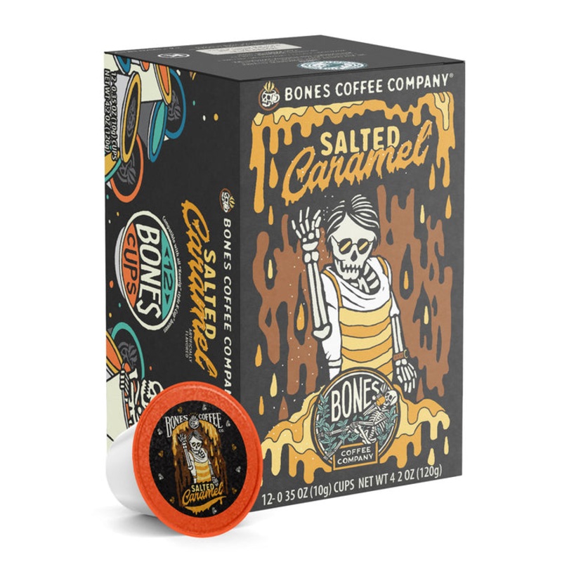 BONES COFFEE SALTED CARAMEL 12CT K-CUPS