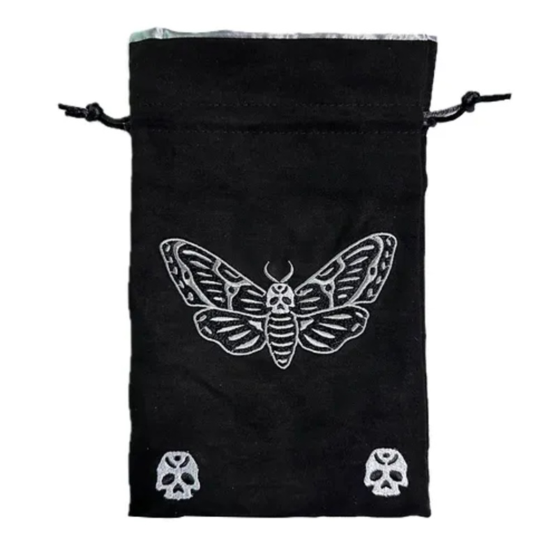 DEATH'S HEAD MOTH DICE BAG