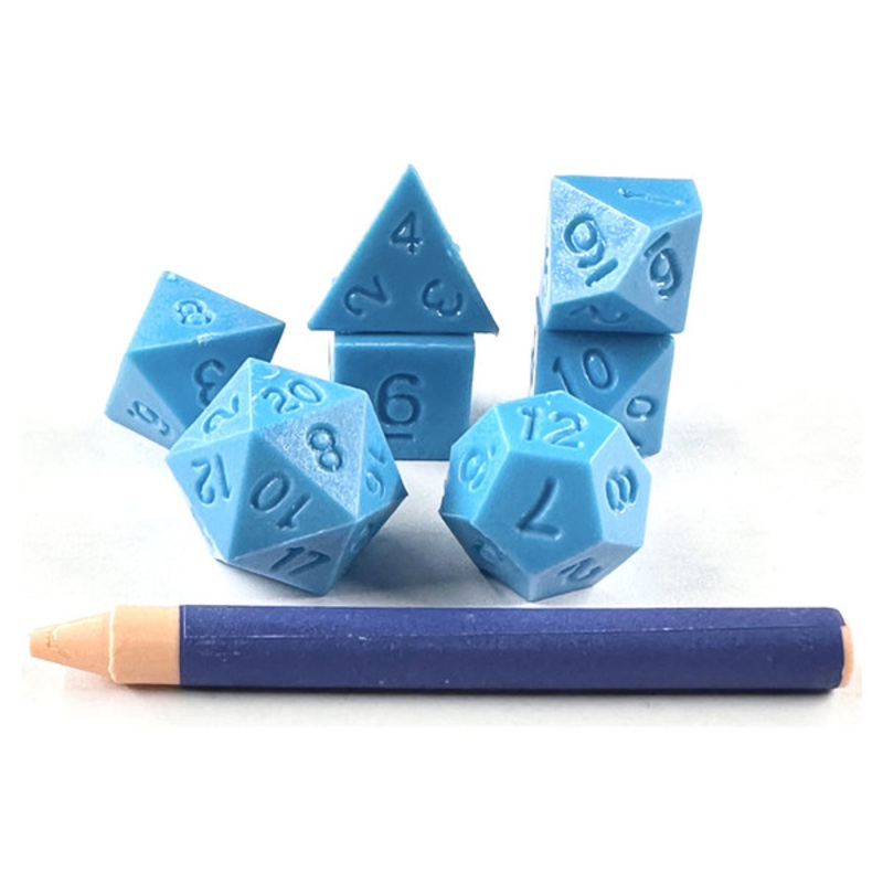 ADVANCED DICE & CRAYON: BLUE