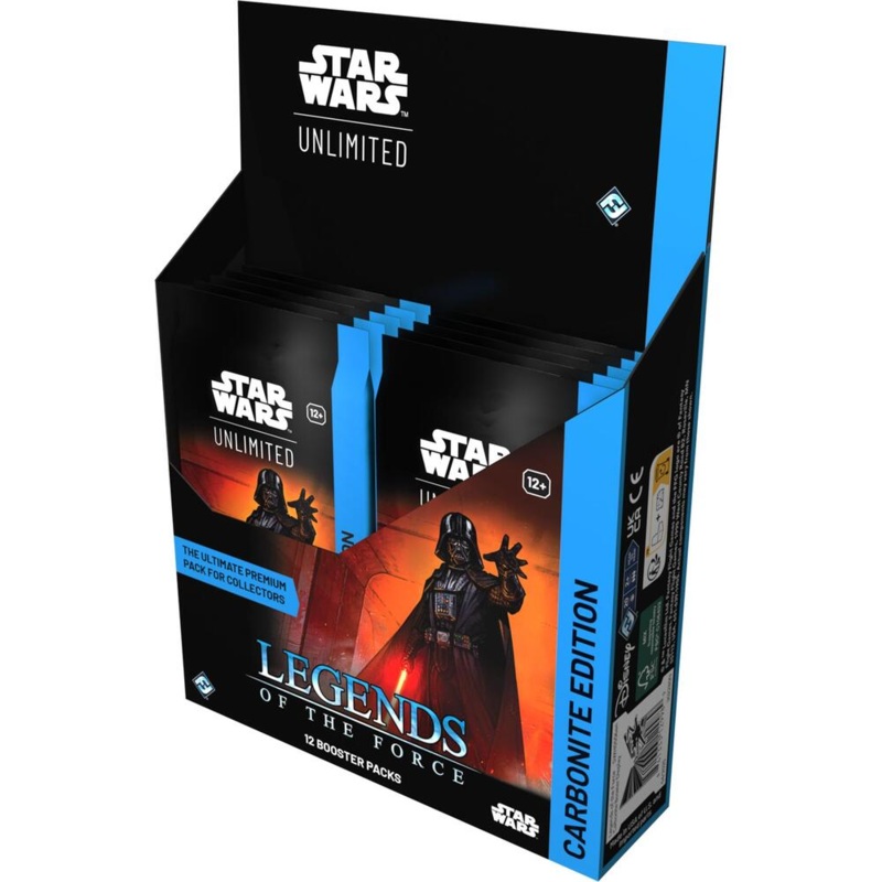 STAR WARS UNLIMITED LEGENDS OF THE FORCE: CARBONITE BOOSTER BOX