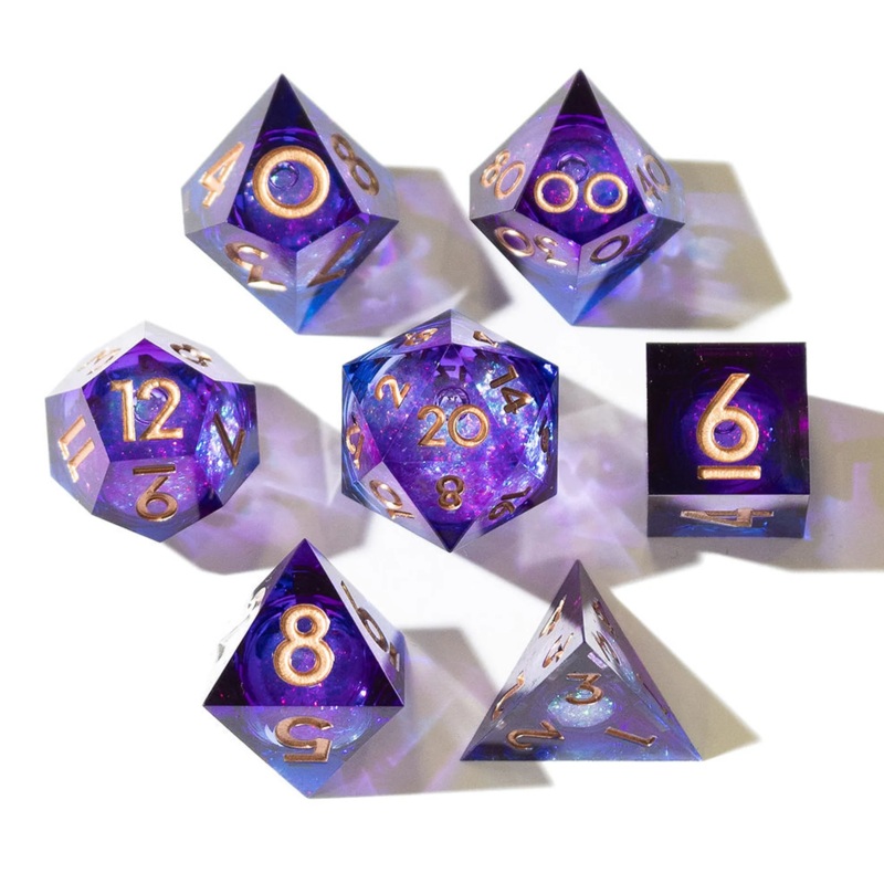DISPEL DARK VEIL 7PC LIQUID CORE DICE SET
