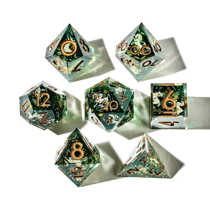 DISPEL HUNT OF THE UNICORN ICONIC 7PC DICE SET