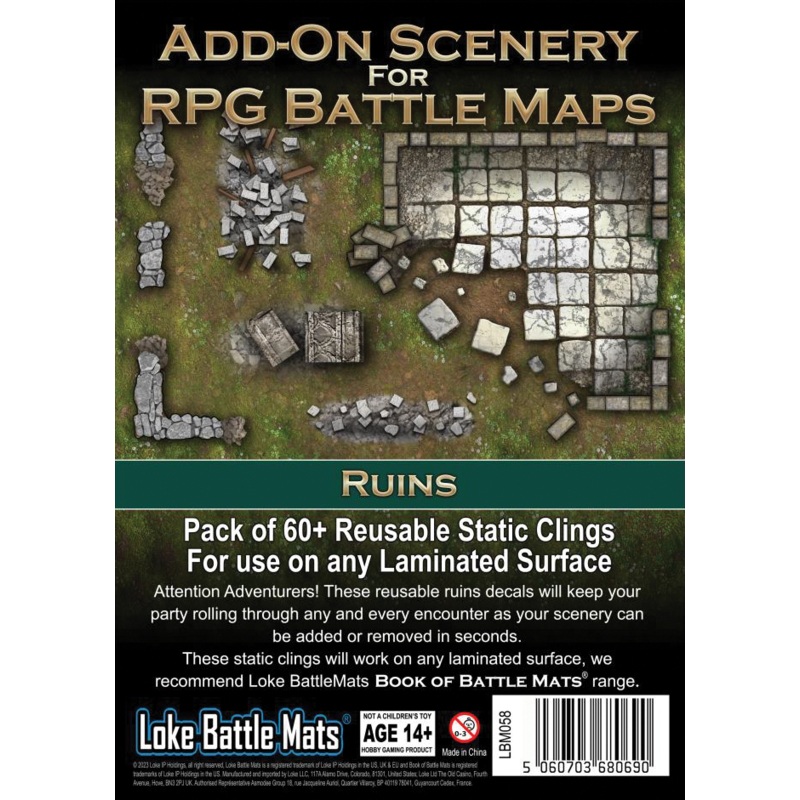 ADD ON SCENERY FOR RPGS: RUINS