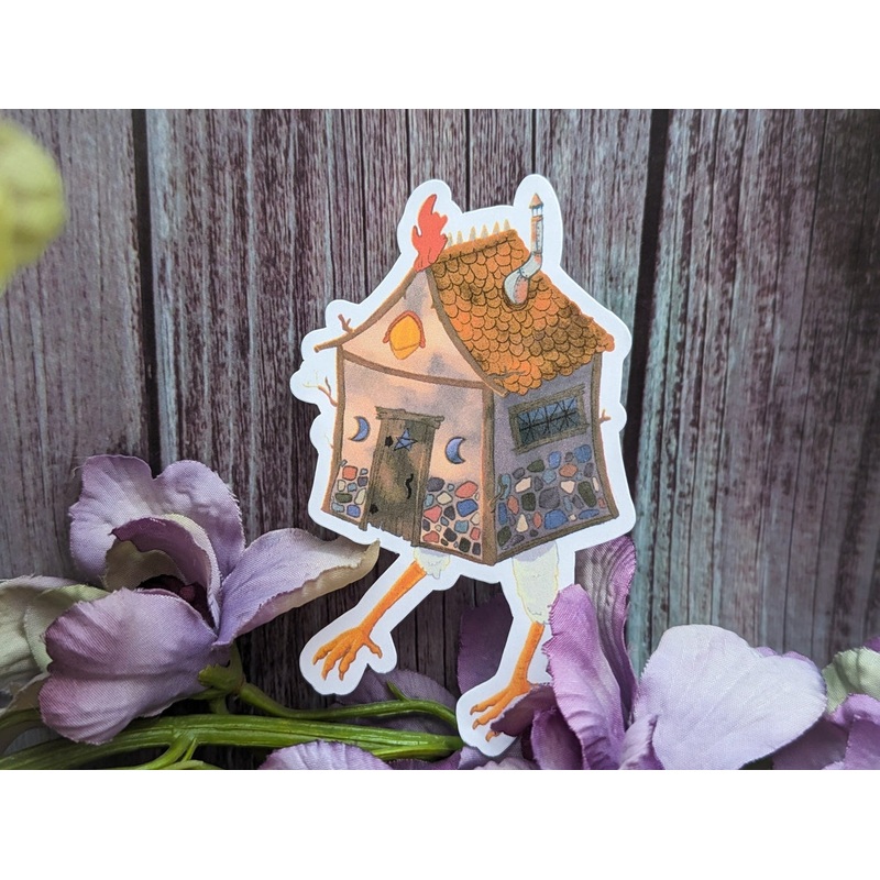 BABA YAGA'S HUT STICKER
