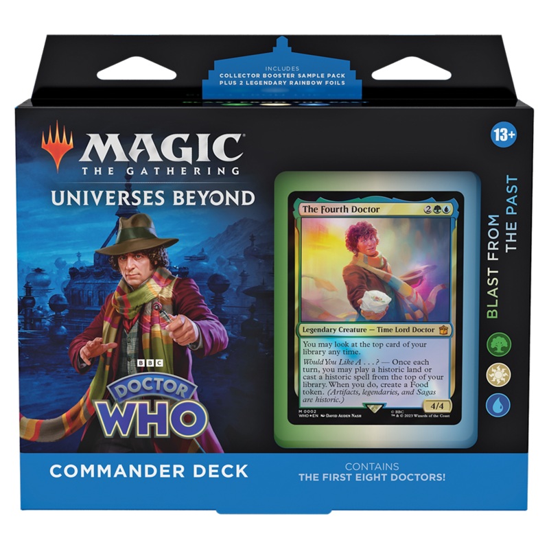 BLAST FROM THE PAST COMMANDER DECK UNIVERSES BEYOND DOCTOR WHO