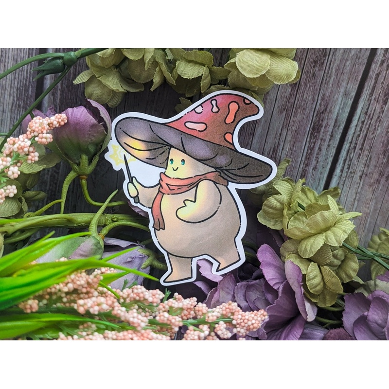 MUSHROOM WIZARD STICKER