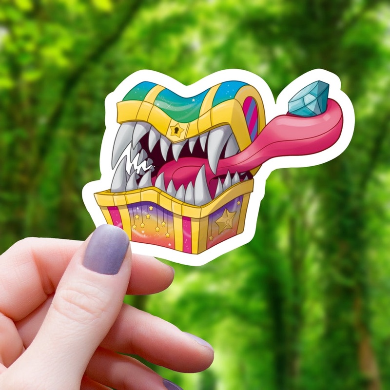 RAINBOW MIMIC CHEST STICKER