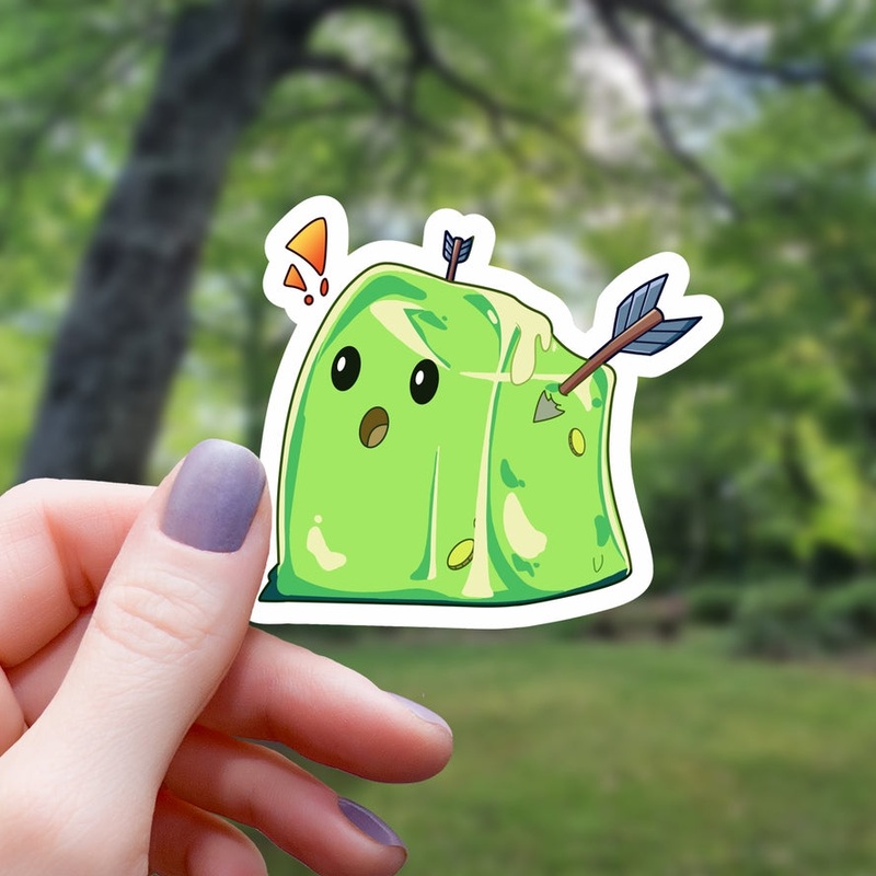 SURPRISE CUBE TABLETOP RPG MONSTER STICKER