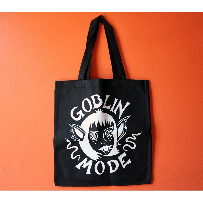 GOBLIN MODE CANVAS TOTE BAG