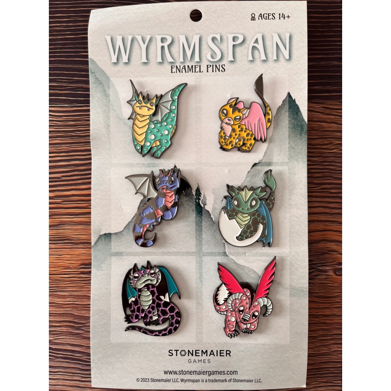 WYRMSPAN ENAMEL PIN SET